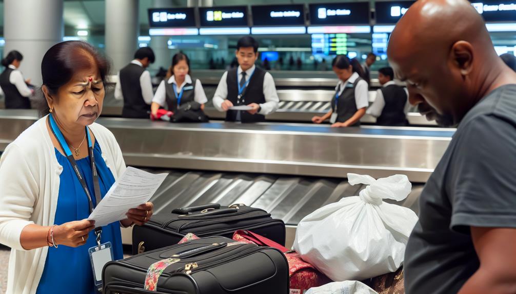 filing lost baggage claim